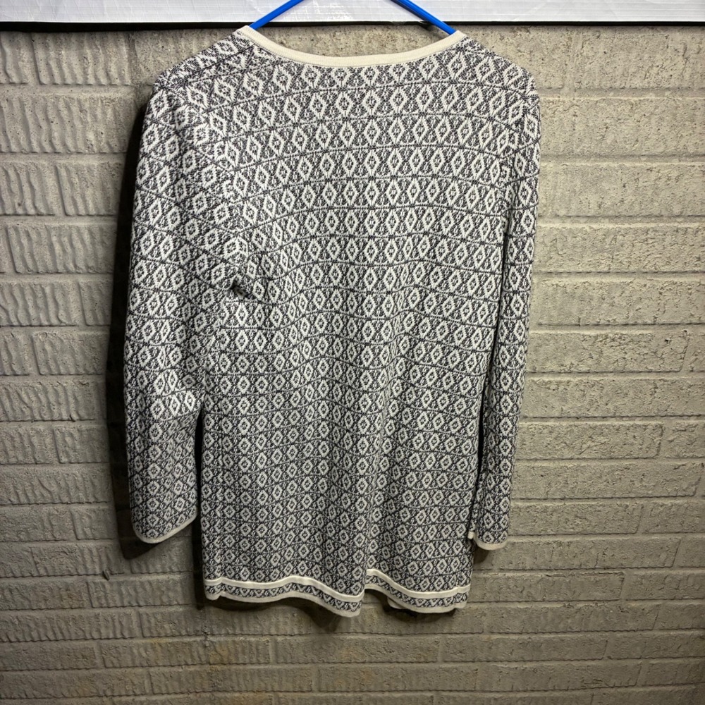 Ann Taylor Factory Women's Geometric Print Open Front Cardigan Sweater‎ XS - Picture 4 of 4